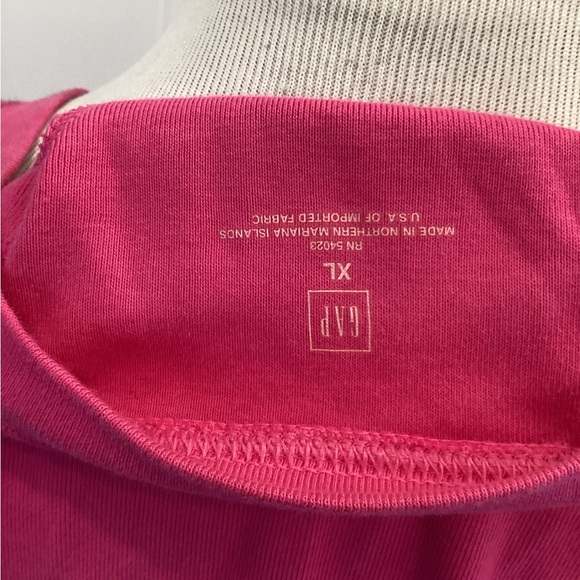 NWT GAP Chic V-Neck Long Sleeve Top in Vibrant Pink - Picture 14 of 14